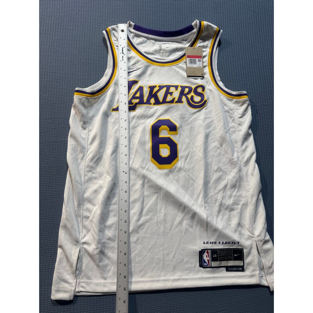 Nike Lakers Men's Jersey Sz L White Brand New - Picture 7 of 10